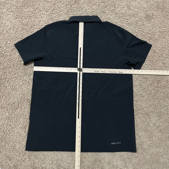 Nike Tigers Polo Shirt Mens Large Black Snarling Tiger Coach Sideline Sample - Picture 10 of 12